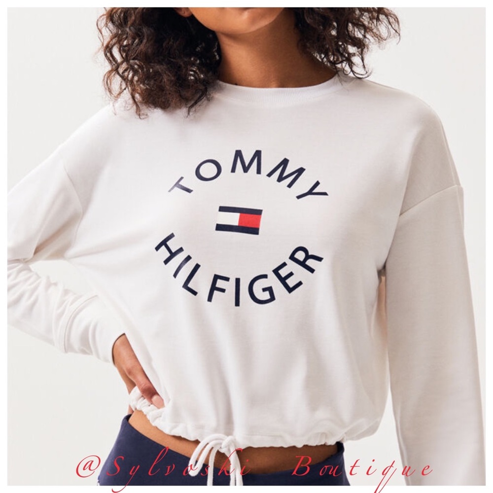 🔥 Tommy Hilfiger Drawcord Sweatshirt NWT